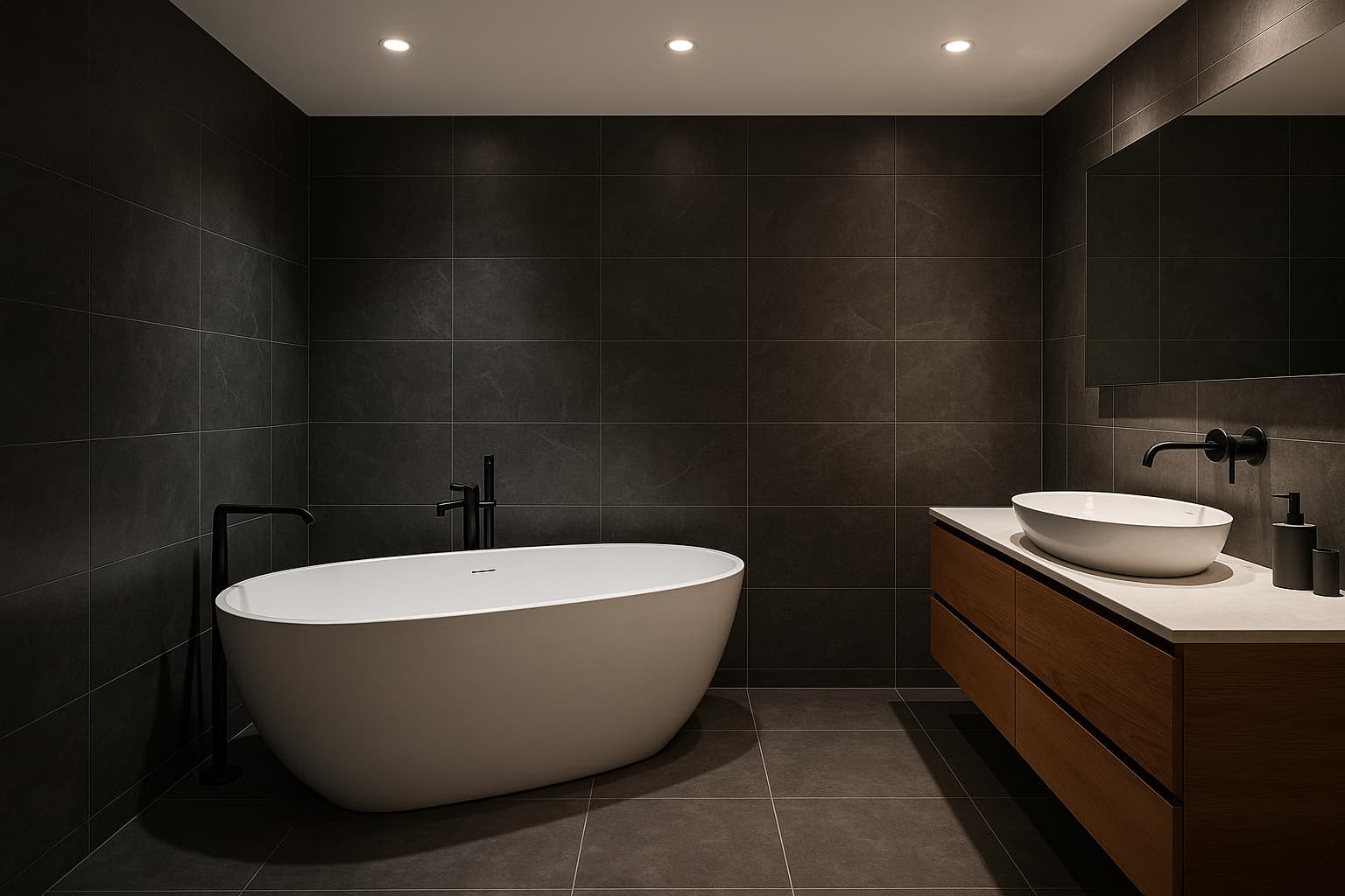 Another modern bathroom example