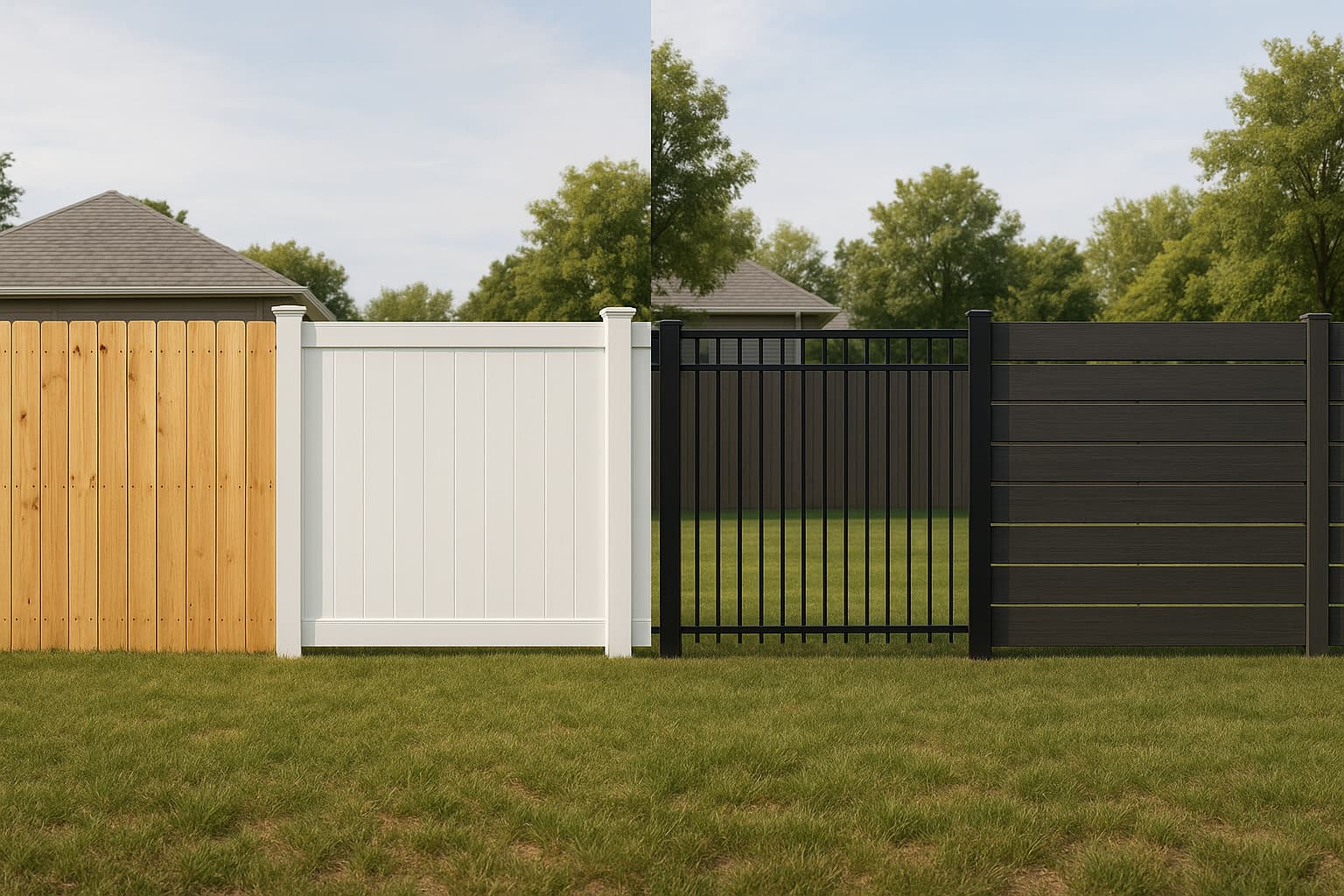 Aluminum fence project in Miami
